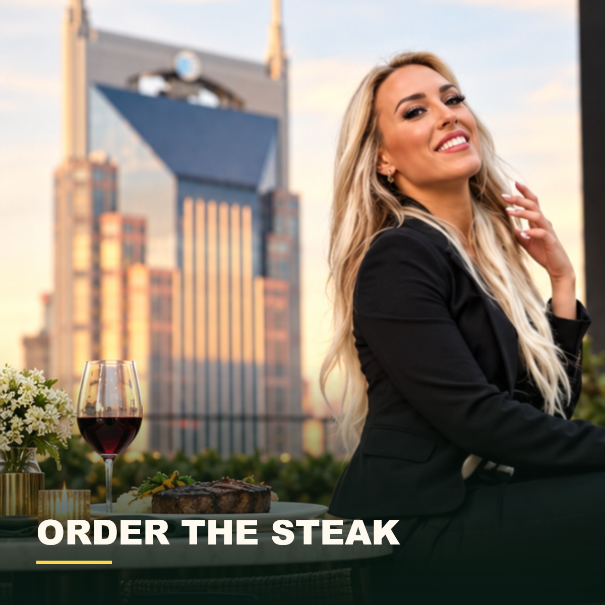 Order the steak and keep the plan